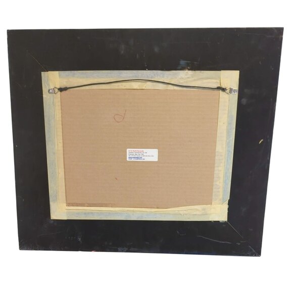 Mermaid Art Print Set Blue Ocean Coastal Decor Signed SenoraQ Mexico Framed - Picture 10 of 15